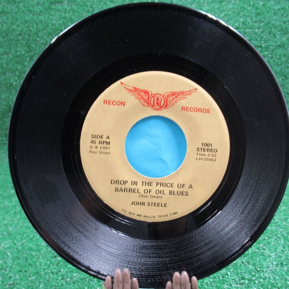 Rare John Steele I'm A Man/Drop In The Price 45 Vinyl LH-25063 Recon‎ Records